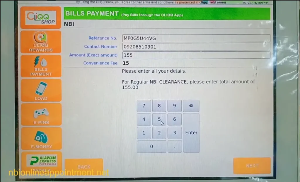NBI clearance information CLiQQ Kiosk