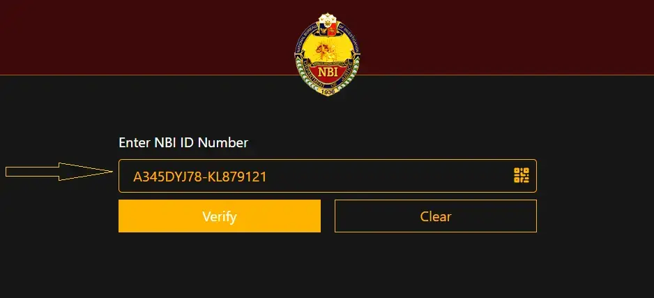 Verify NBI Clearance Online Method 1