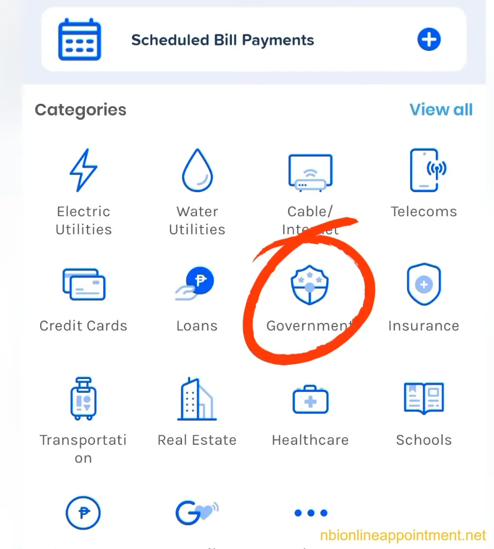  GCash payment NBI Clearance 