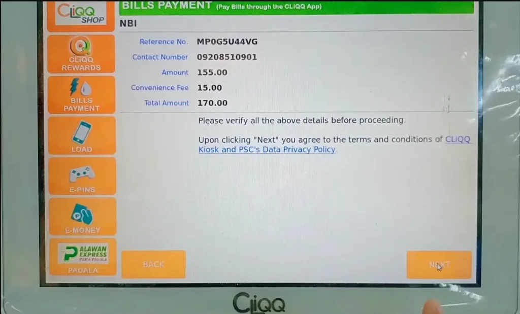 7-Eleven NBI payment